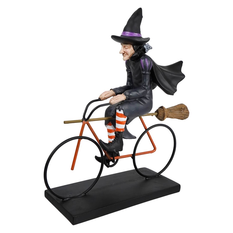 10.5″ Classic Witch Riding Bicycle