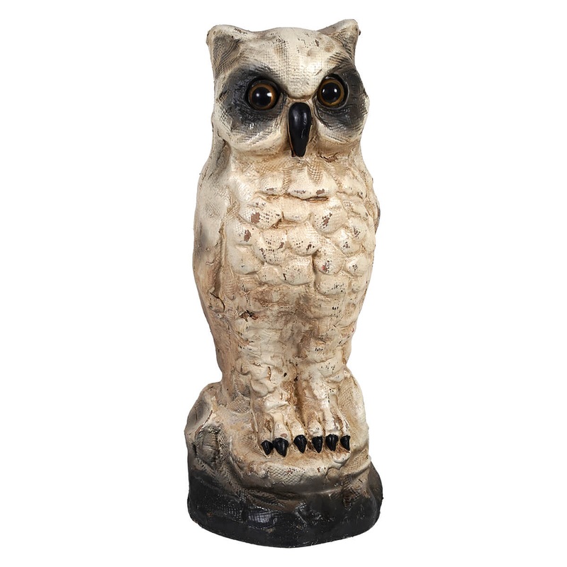 10″ Vintage White Owl