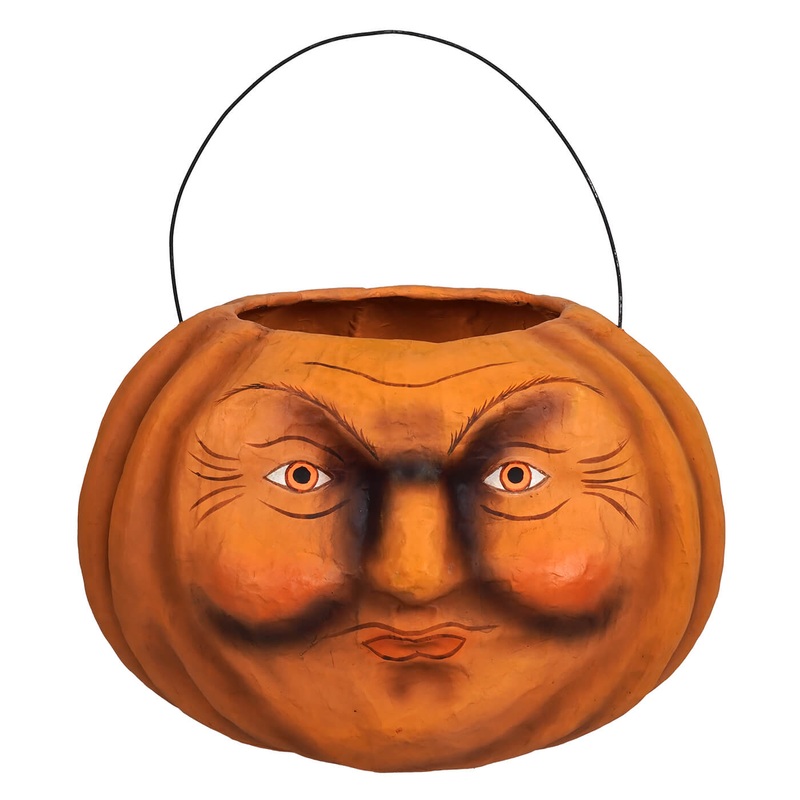 11″ Orange Jack-O’-Lantern Candy Bucket