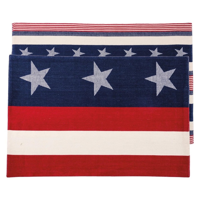 Stars And Stripes Placemats Set/2