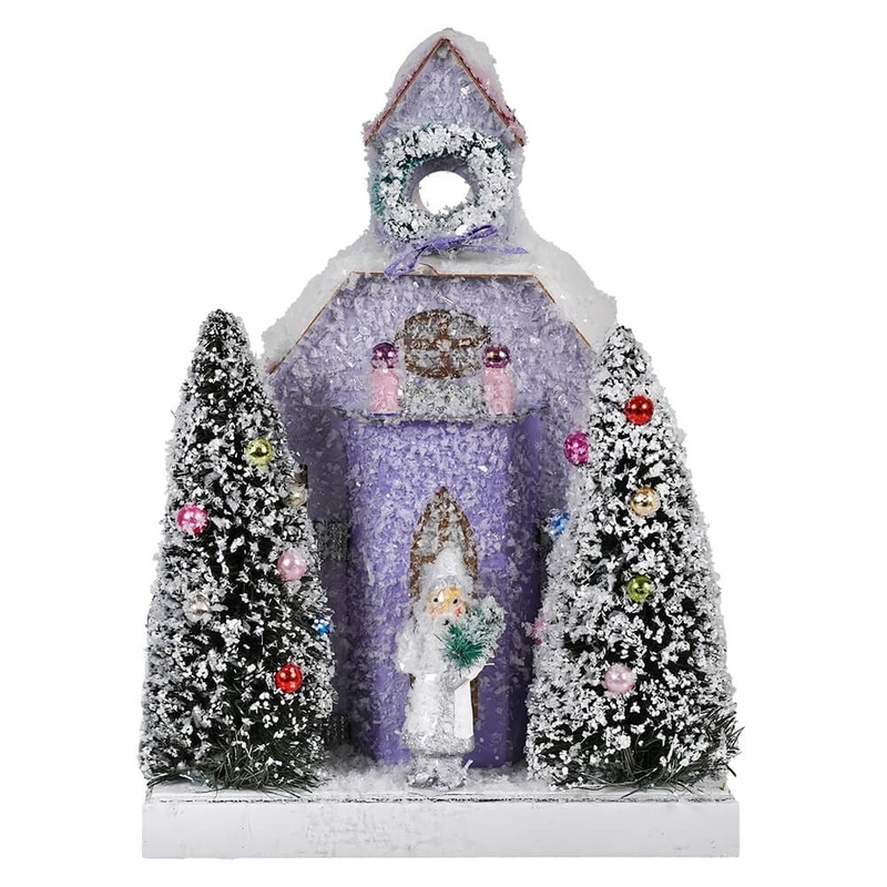 Winter Santa Petite Purple House