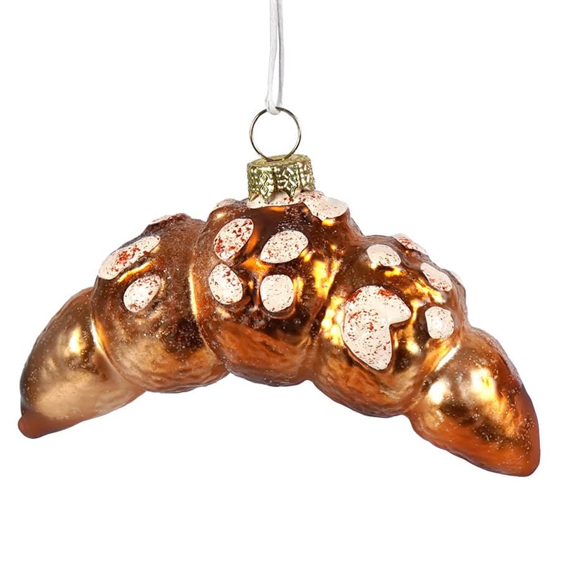 Almond Croissant Ornament