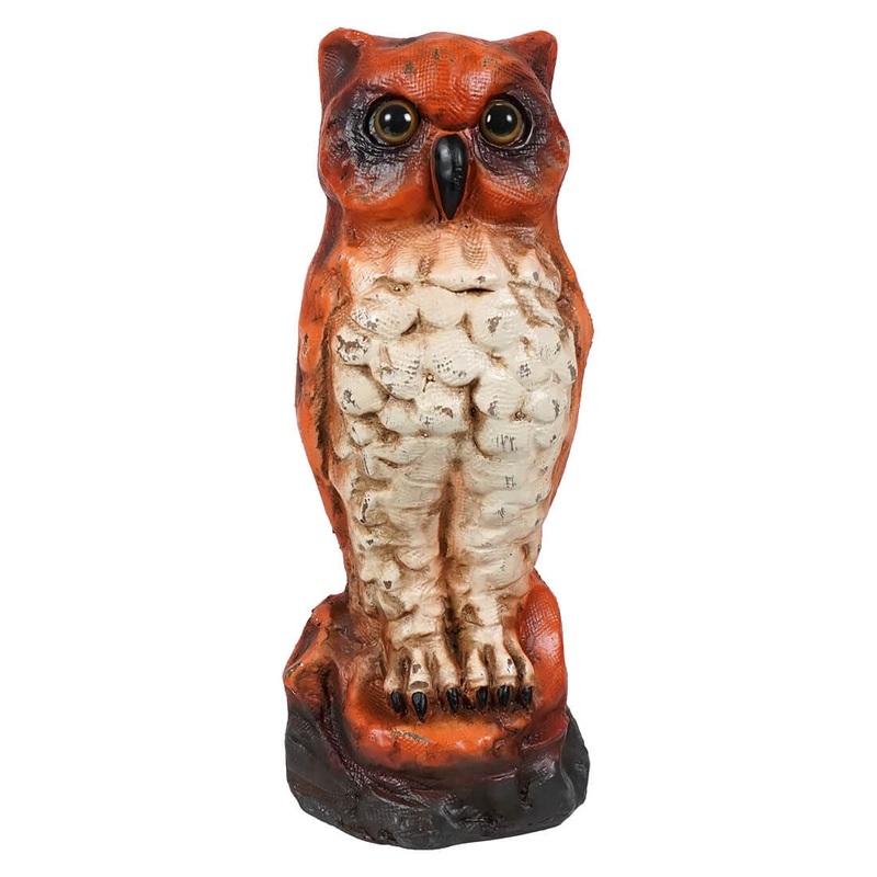 10″ Vintage Orange Owl
