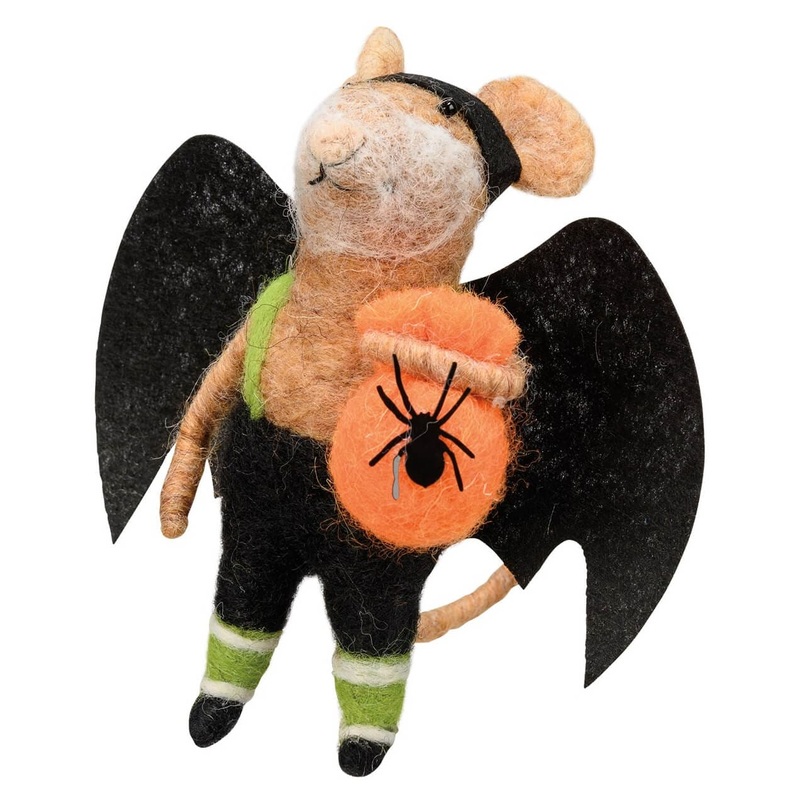Bat Mouse Critter Ornament