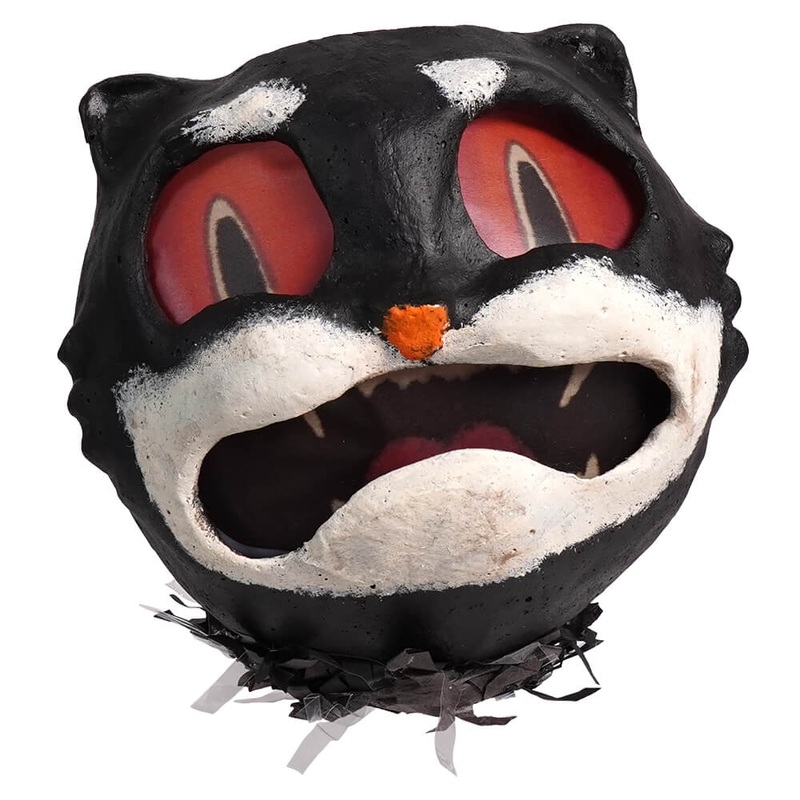 Vintage Black Cat Lantern