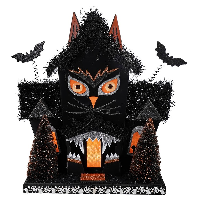 12″ LED Lighted Owl Haunted House