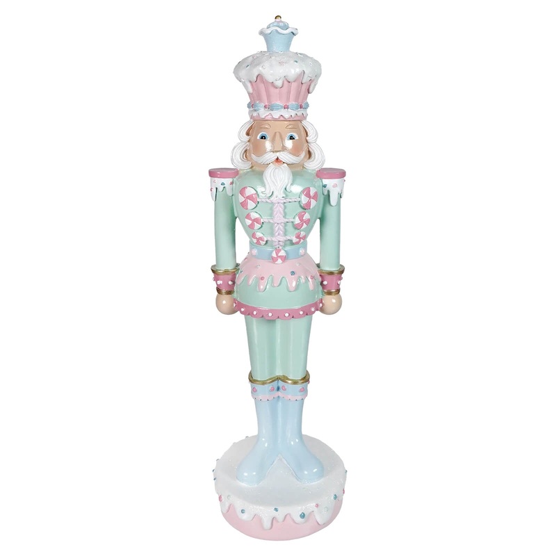 18″ Pastel Green Resin Dessert Toy Soldier
