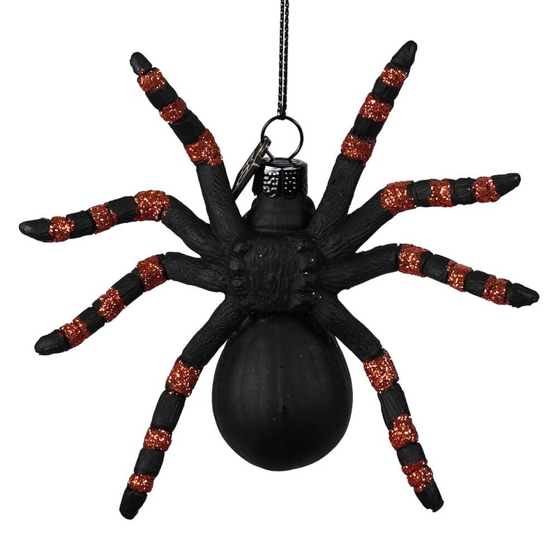 Along Came A Orange Spider Ornament